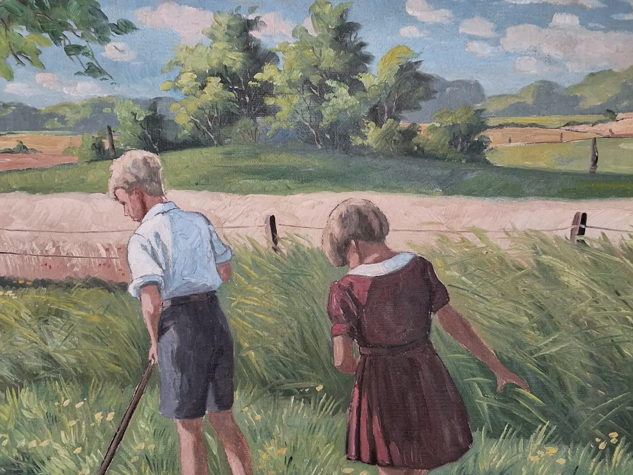 Billede 4 - Et smukt, unikt oliemaleri