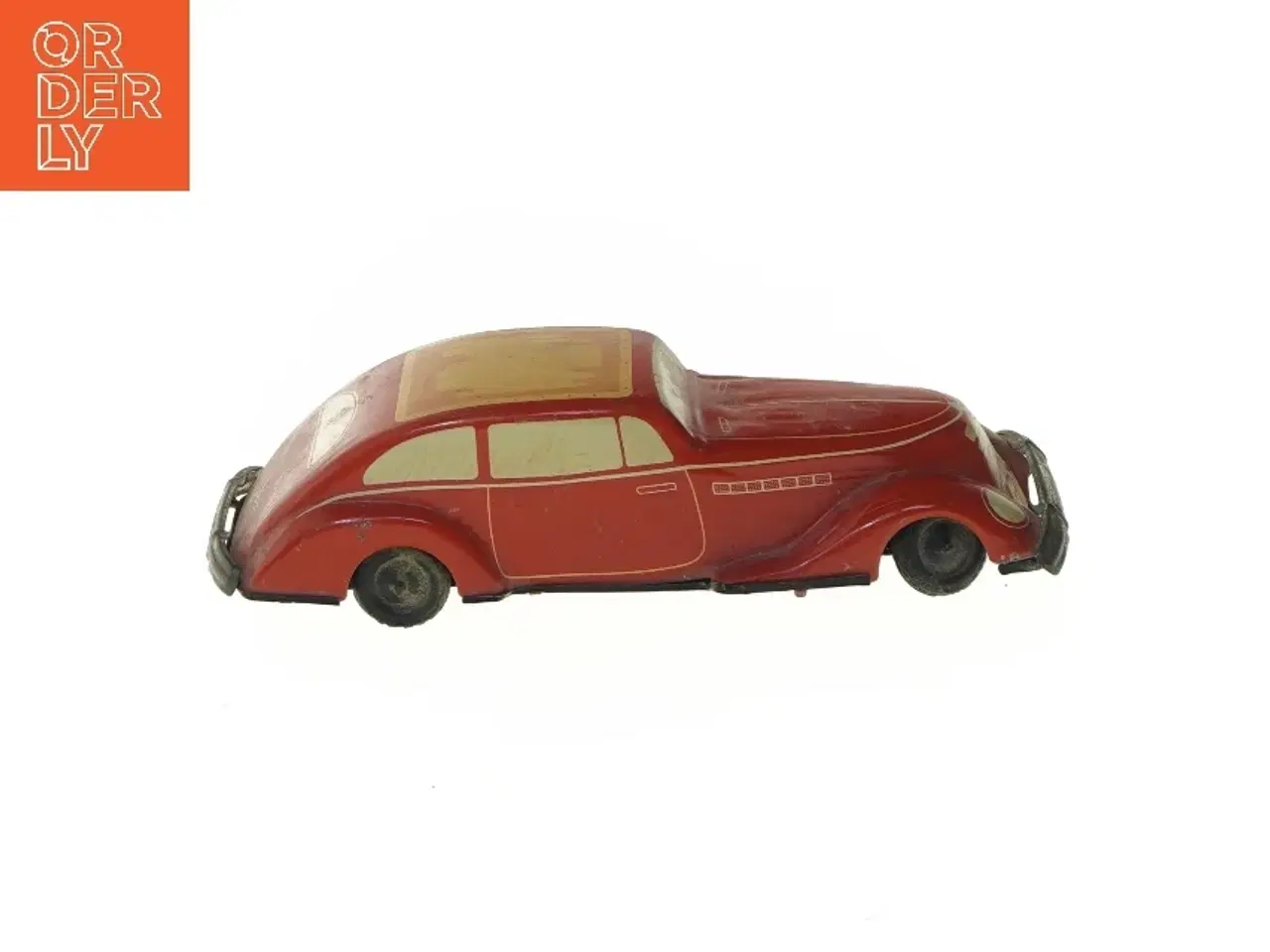 Billede 5 - Vintage legetøjsbil i metal (str. 23x8,5 cm)