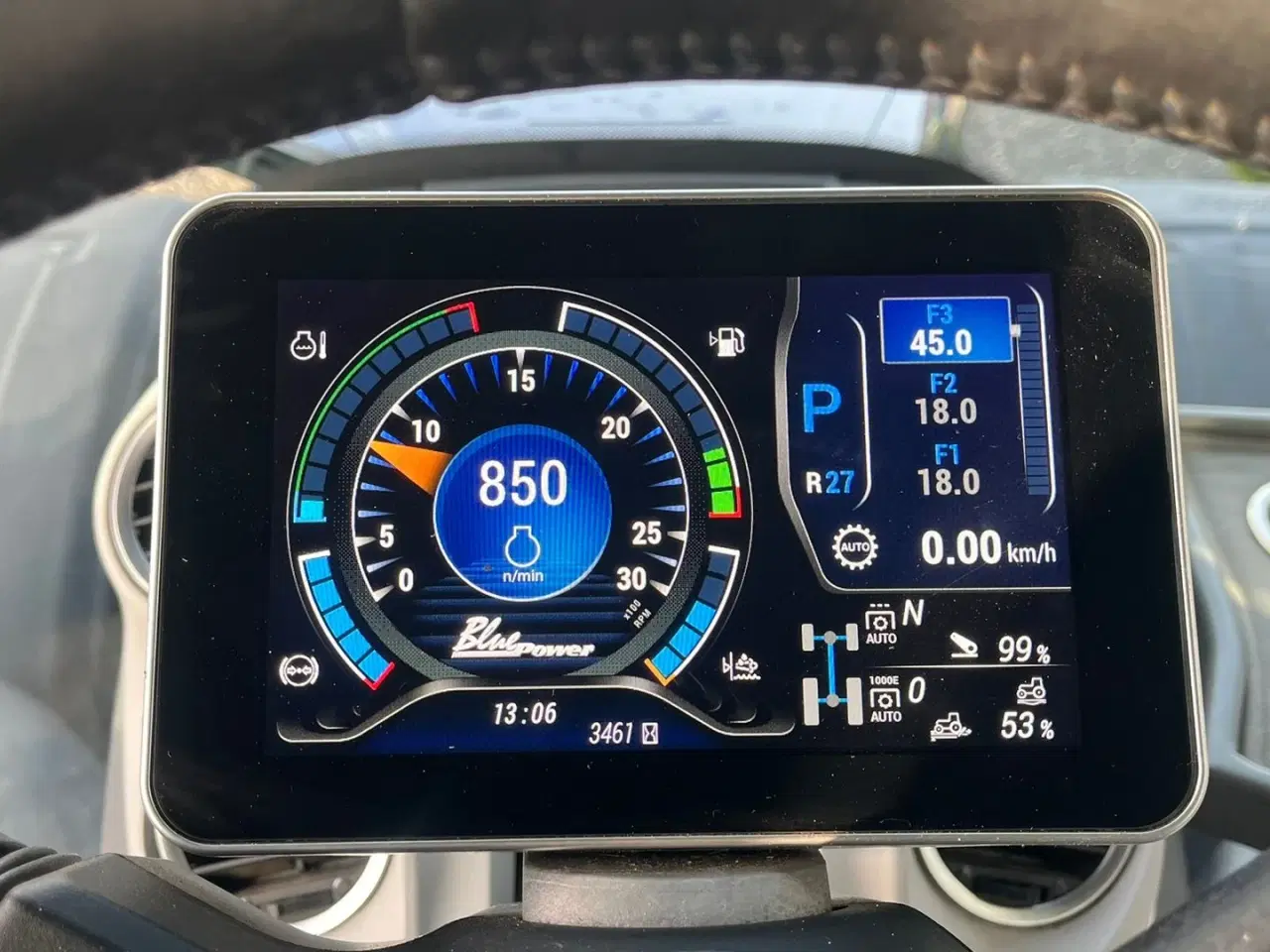 Billede 10 - New Holland T7.315 HD New Gen BluePower med frontlift og frontPTO