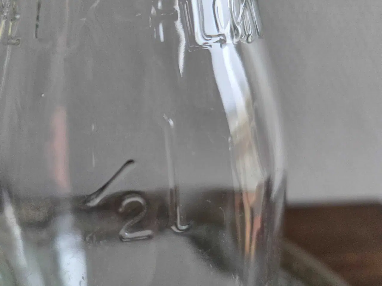 Billede 3 - 3 Holmegaard mælkeflasker._Vaser 1940.