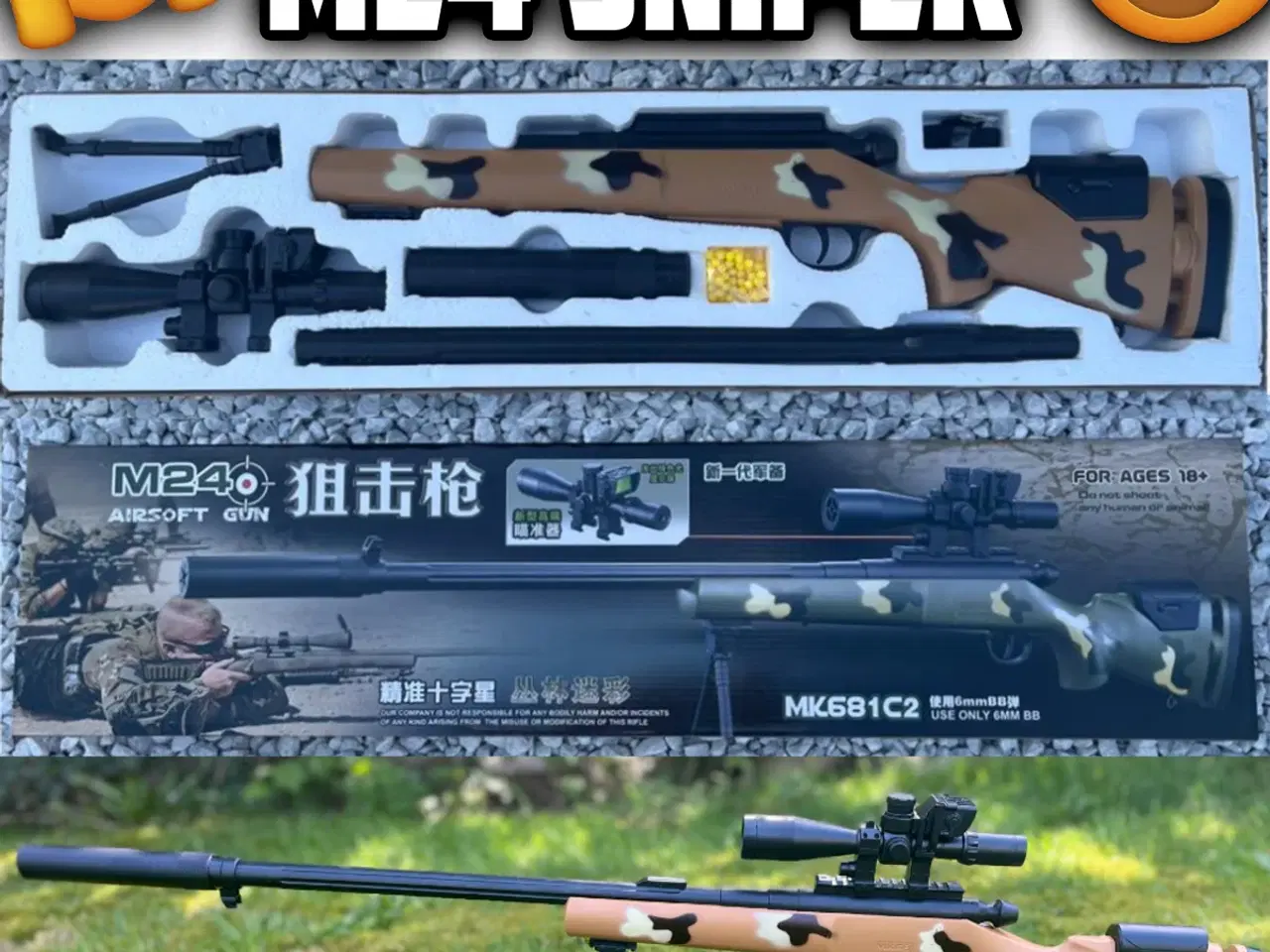 Billede 2 - Airsoft/softguns til SALG! +18 (FLERE MODELLER)