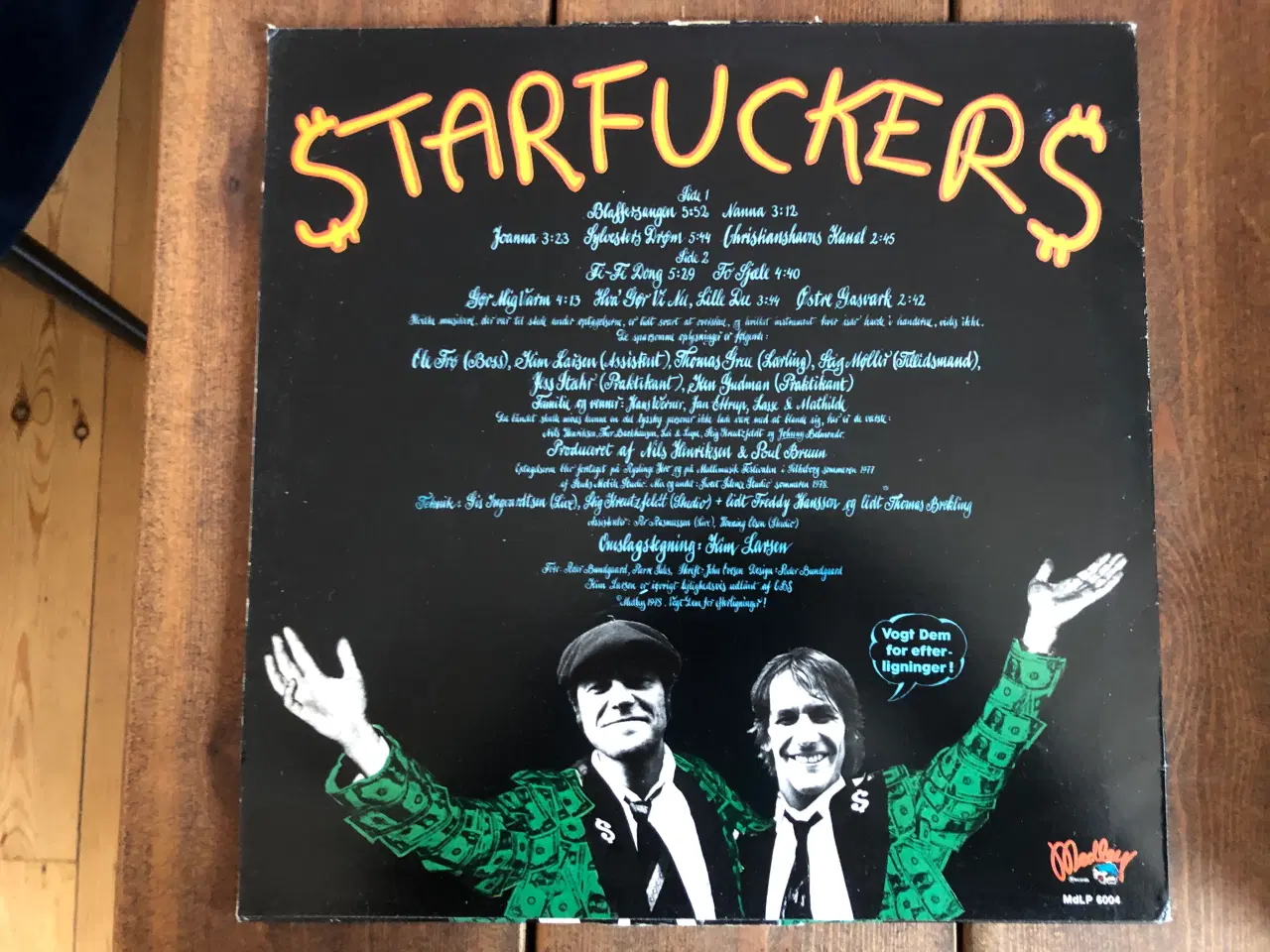 Billede 2 - LP. Kim Larsen: Starfuckers. VG++/VG