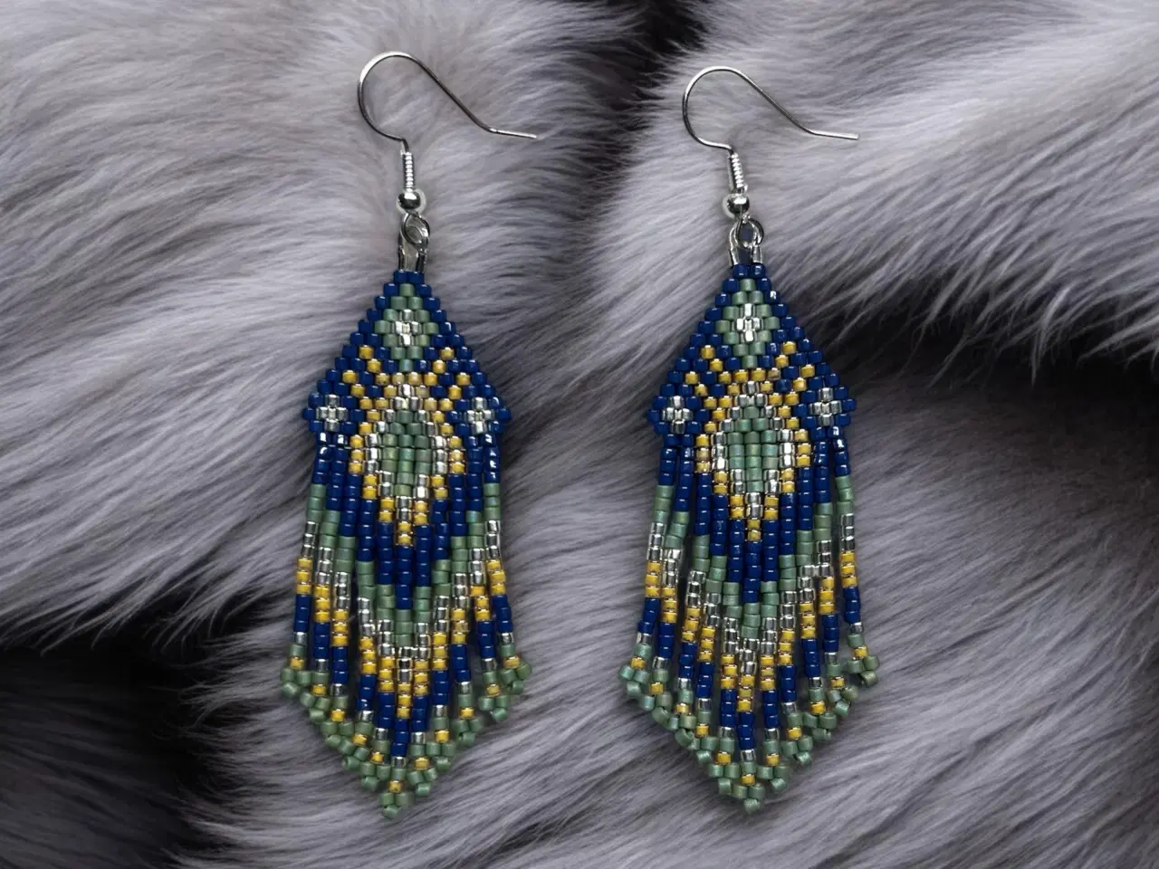 Billede 3 - Grønlandske perle øreringe 