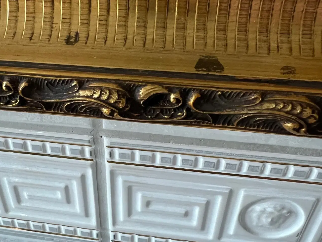 Billede 6 - Spejl med guldramme