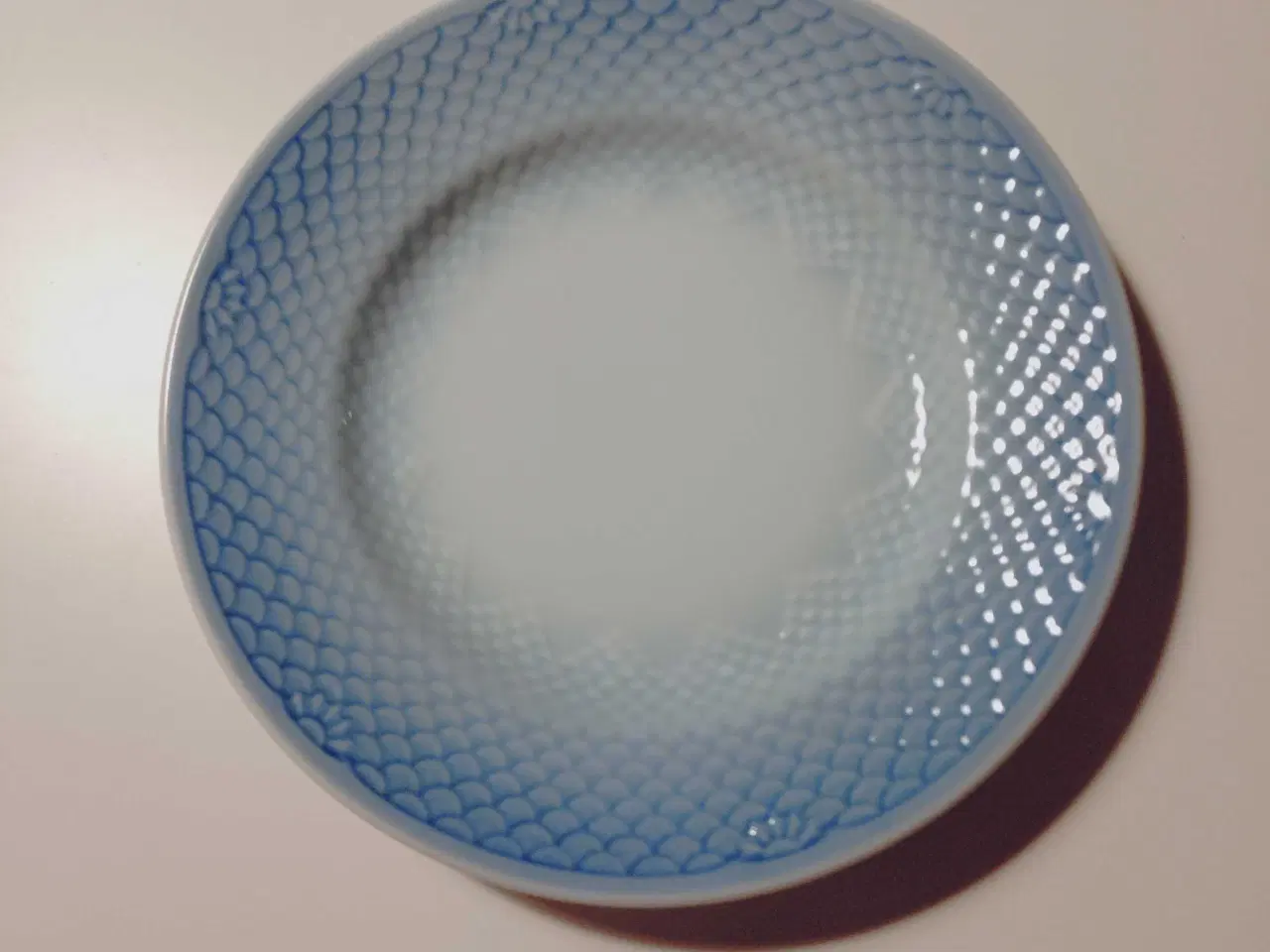 Billede 1 - 6 B&G "blå tone" desserttallerkner