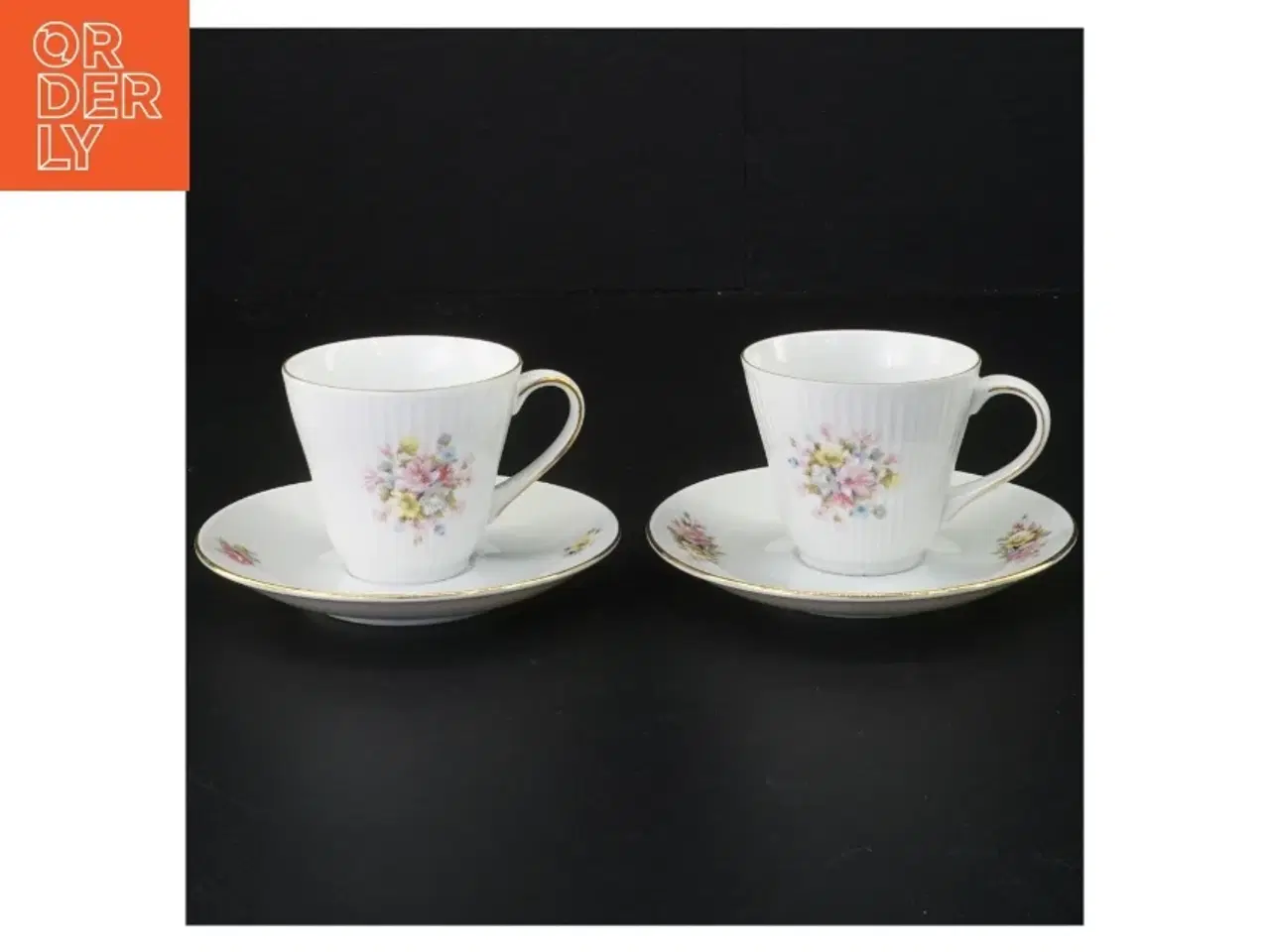 Billede 1 - 2stk Kaffekop og underkop (str. 12 x 7 cm)