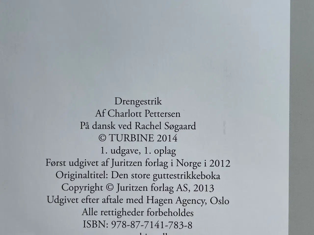 Billede 2 - Charlotte Pettersen Drengestrik