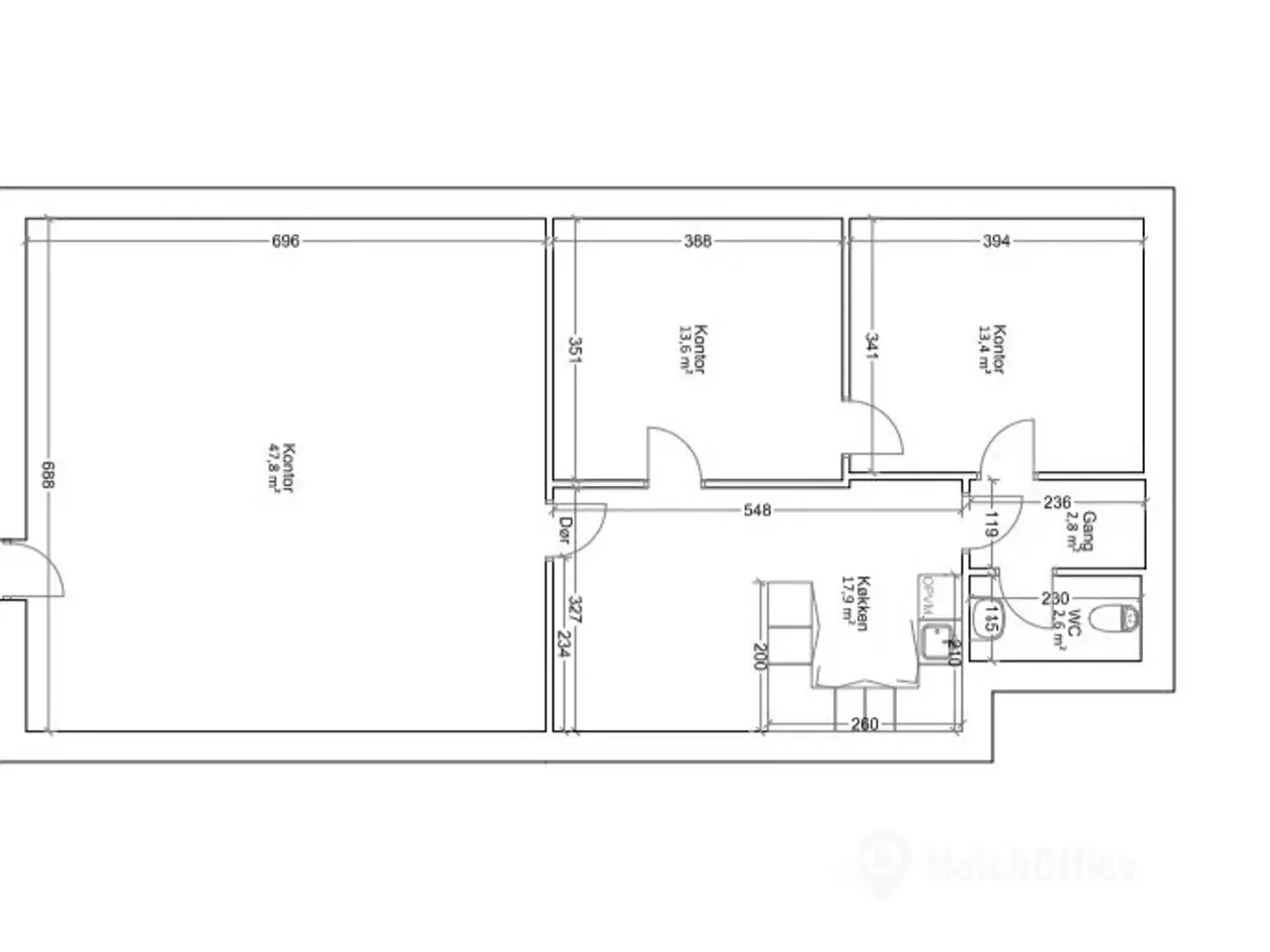 Billede 8 - Nyrenoveret kontor /lager på 90m2