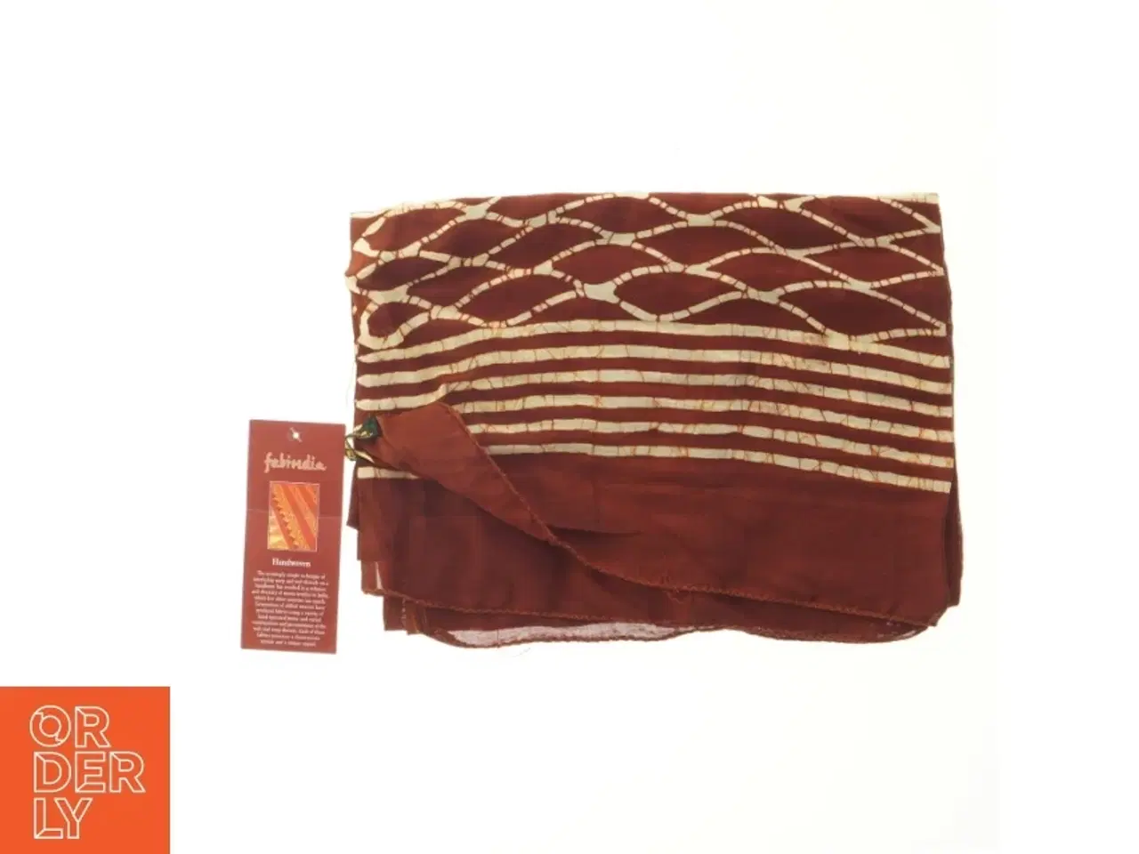 Billede 1 - Ubrugt Håndvævet tørklæde fra Fabindia (str. 30x172 cm)