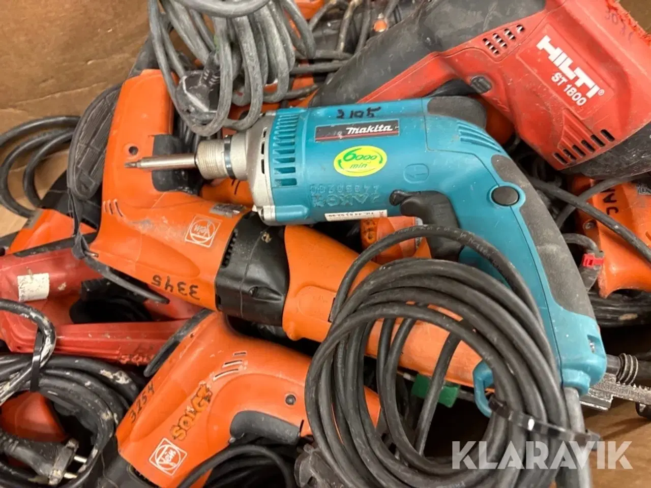 Billede 8 - Håndværktøj Hilti Fein Makita blandet lot 22 styk
