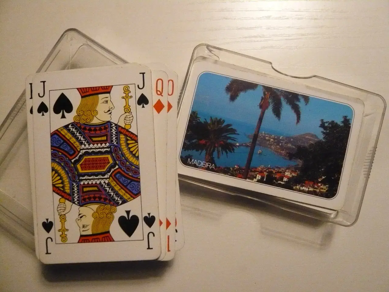 Billede 10 - Bridge/poker spillekort med rejseminder 