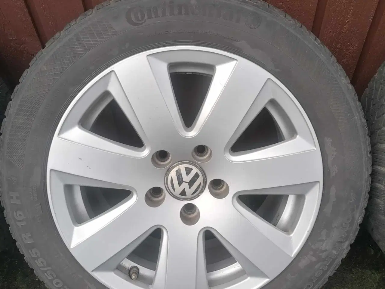 Billede 4 -  Vw fælge 16" 5x112 m. Helårsdæk