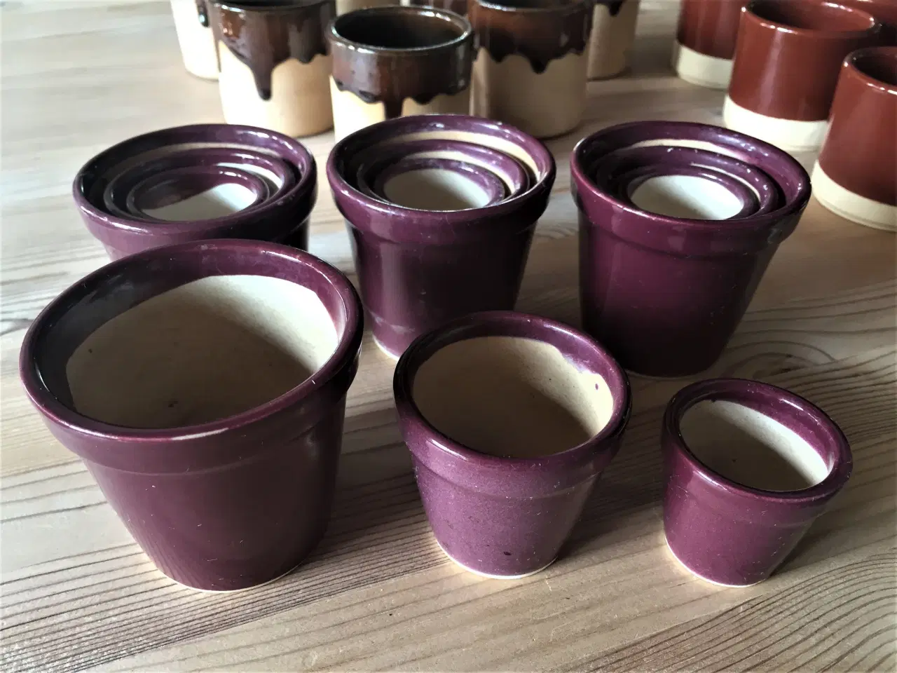 Billede 2 - Keramik mini urtepotteskjulere