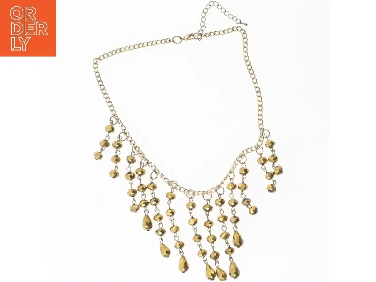 Billede 2 - Krystal halskæde (str. 46 cm)