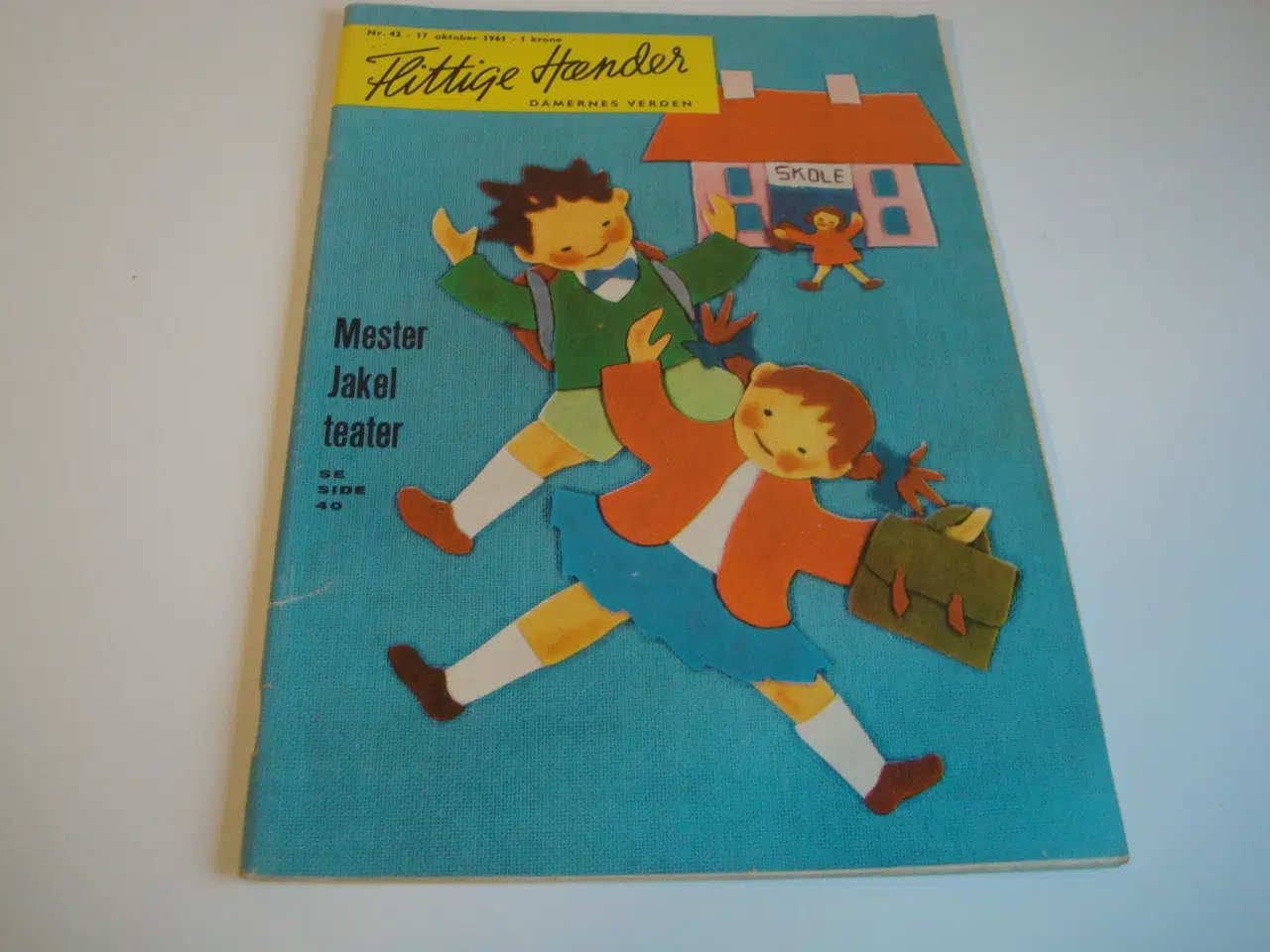 Billede 1 - RETRO Flittige Hænder nr. 42 1961, ugeblad
