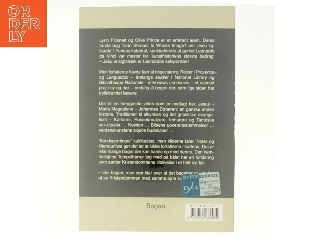 Billede 3 - Tempelherrernes indsigt - Af Lynn Picknett