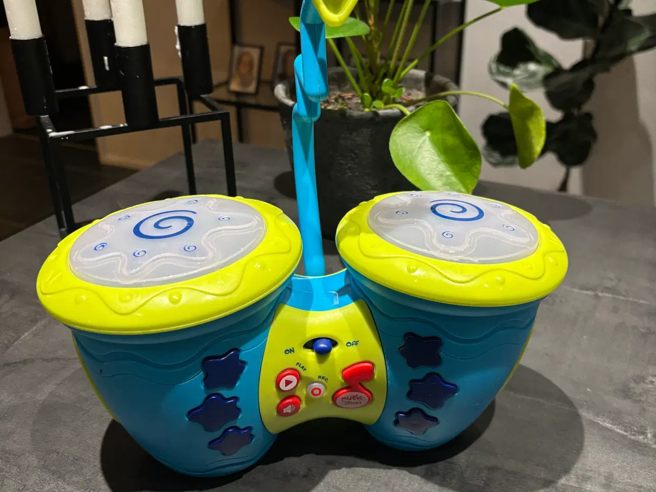 Billede 1 - Bongo tromme med mikrofon 