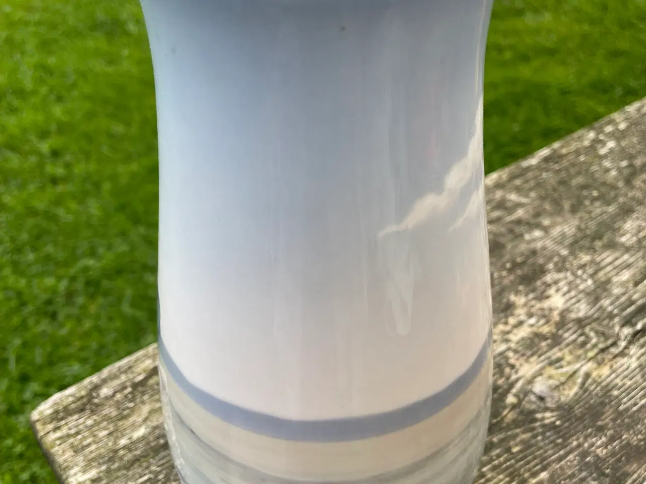 Billede 2 - Vase med landskabsmotiv. Bing og Grøndal