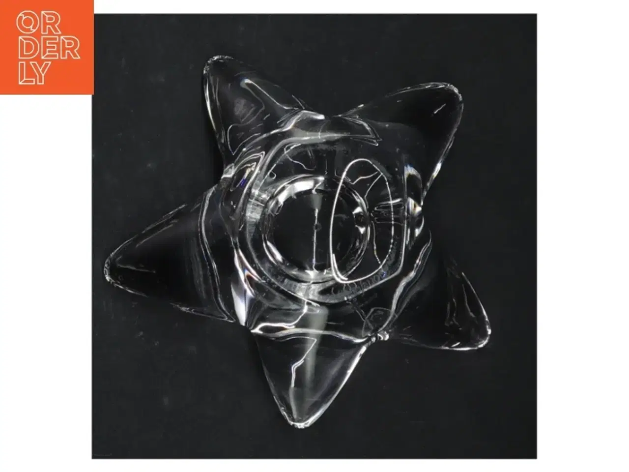 Billede 2 - Glas stjernelysestage (str. Ø. 13,5 cm)
