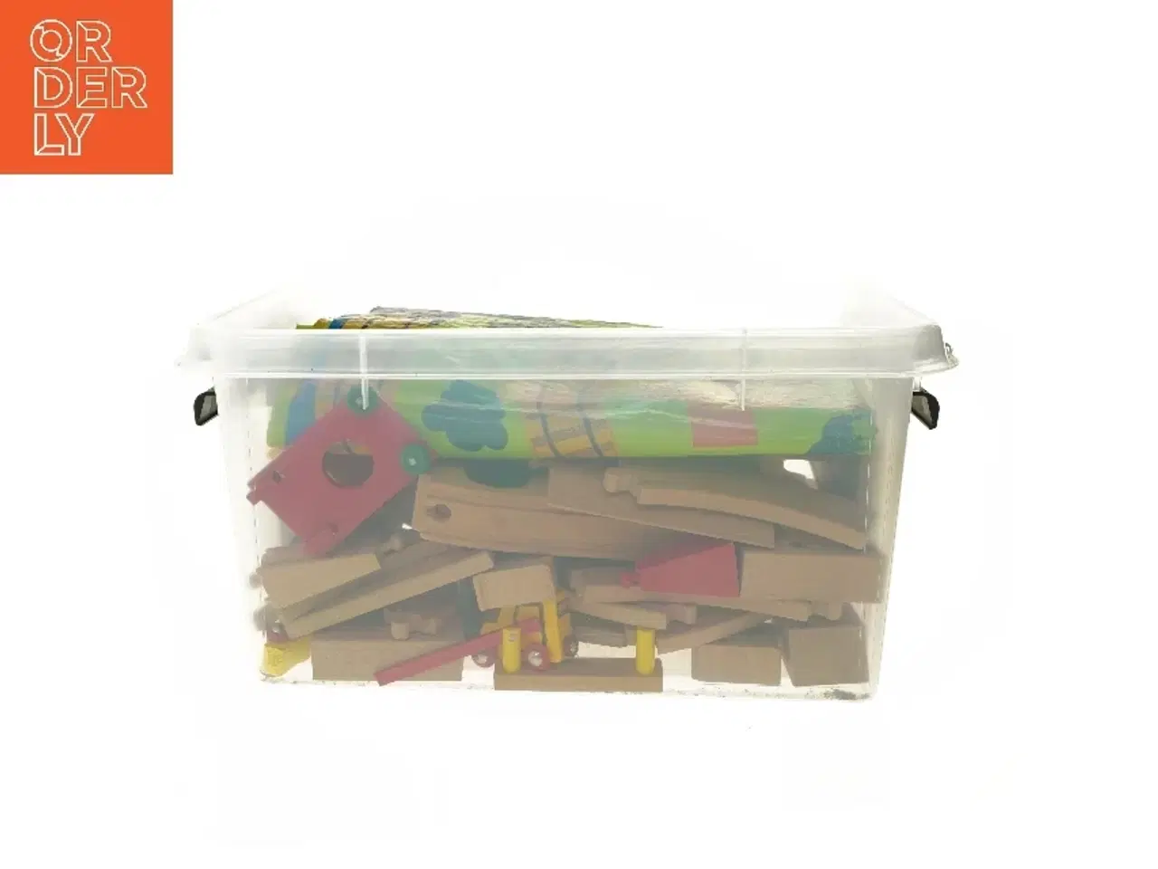 Billede 3 - Trætogbane i kasse (str. 40,5x26 cm)