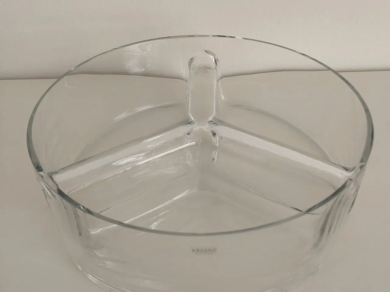 Billede 1 - Krosno Glas/salat skål m.m. 3 rum.