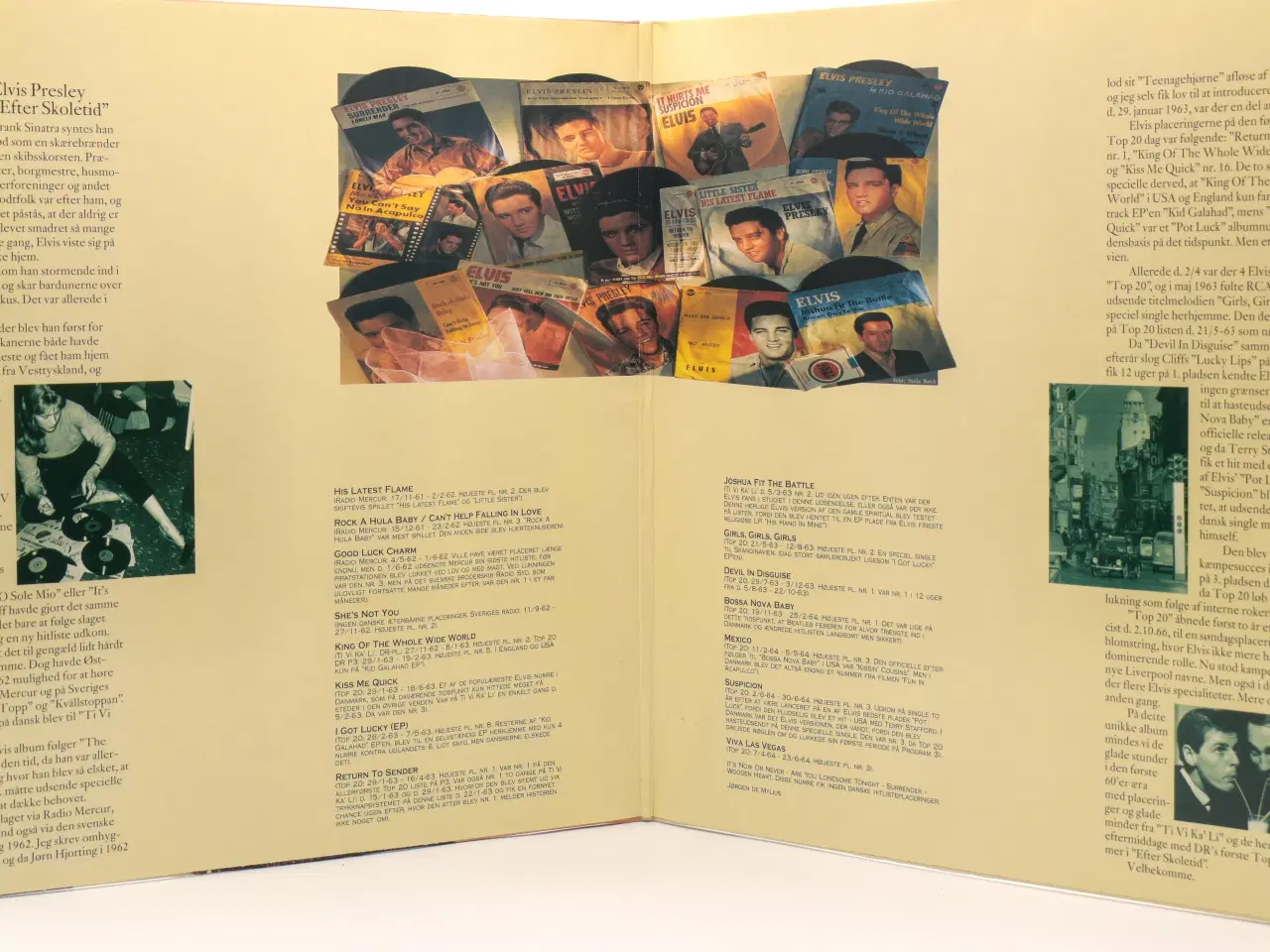 Billede 3 - Elvis Presley - Danske Singlehits - DK 1991 EX/EX