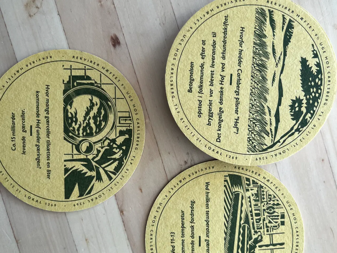 Billede 10 - 11 ølbrikker “alle kan trænge til en Hof”