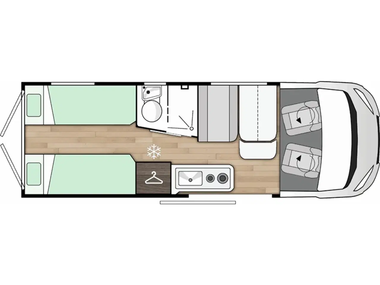 Billede 3 - 2026 - Benimar Benivan 160   Benivan Plus topudstyret 6,40 VAN