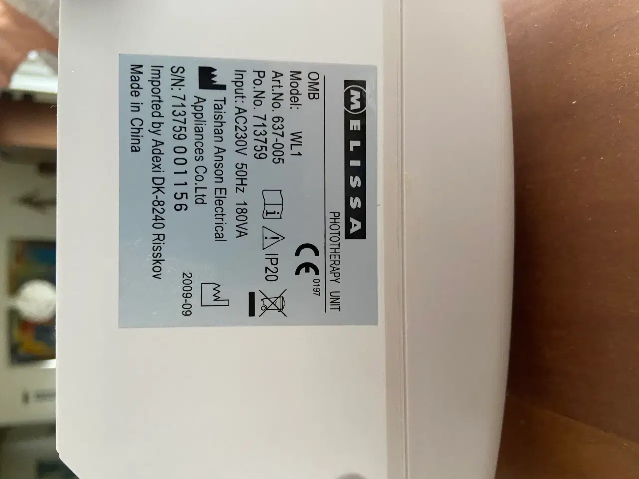 Billede 4 - Melissa terapilampe