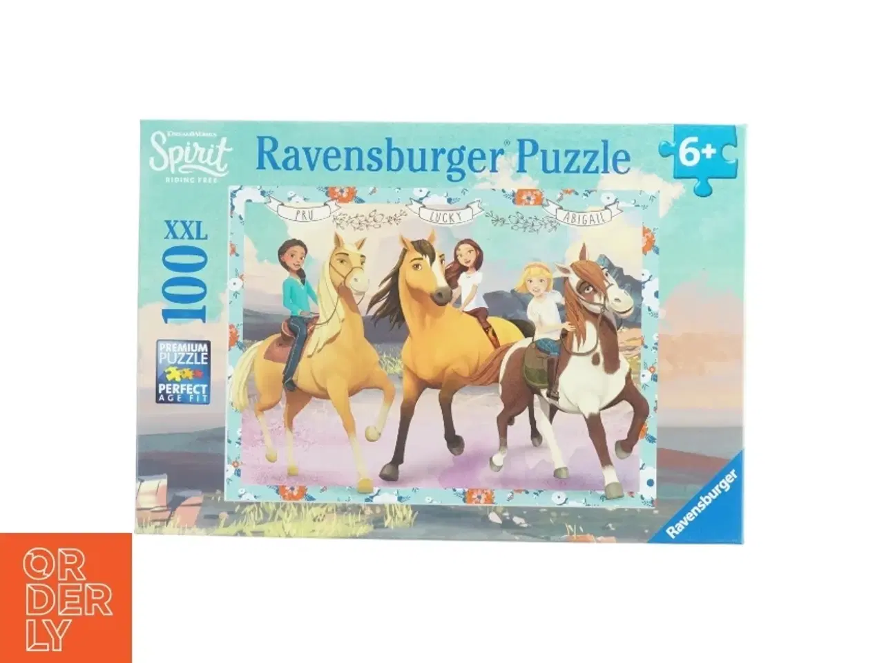 Billede 3 - Spirit / Rider frit Ravensburger puslespil - Spirit Riding Free fra Ravensburger (str. 49 x 36 cm)