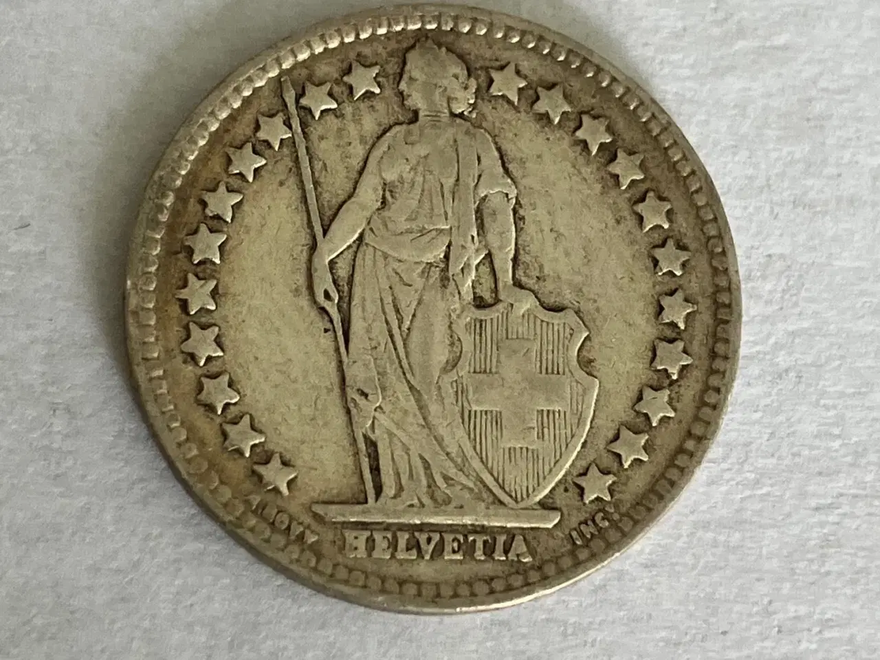 Billede 2 - 1/2 Franc Switzerland 1942