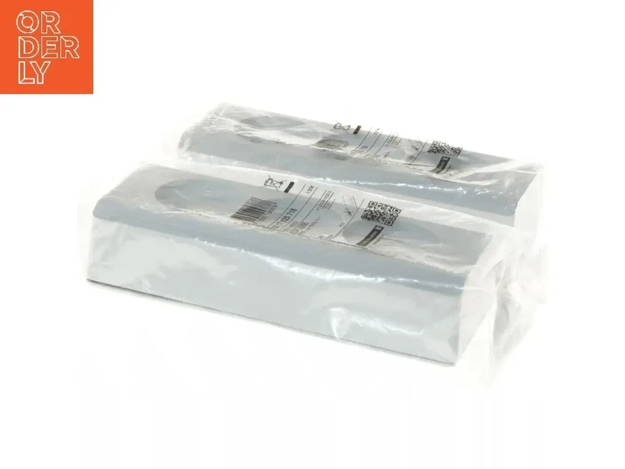 Billede 3 - Dobbelt stikkontakt med jord fra Lauritz Knudsen (str. 16x7x3,5 cm)