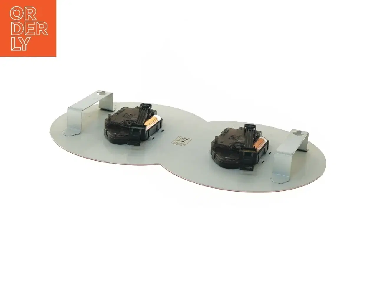 Billede 3 - Dobbelt ur med rød ramme fra Karlsson (str. 33x20 cm)