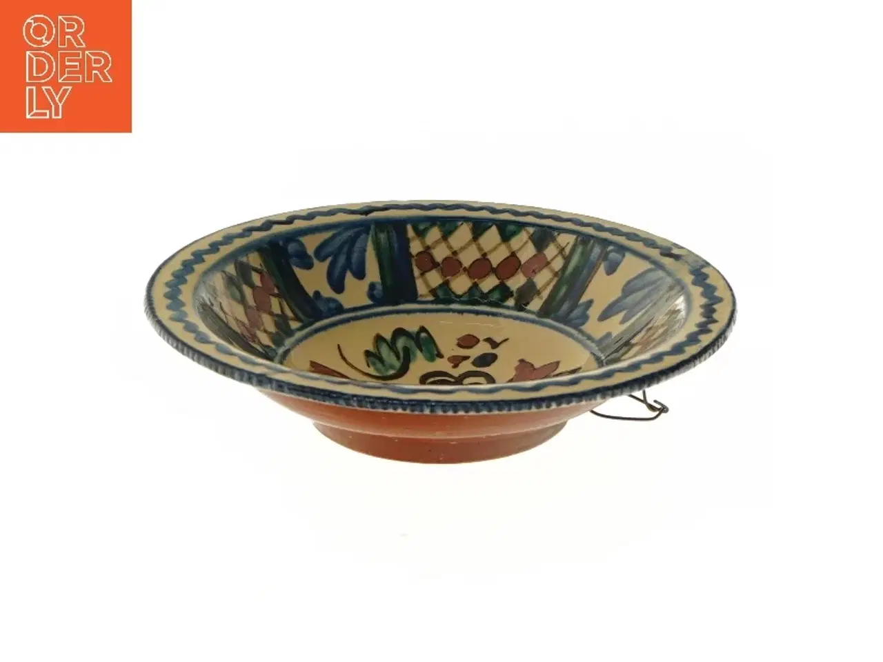 Billede 1 - Dekorativ keramisk skål (str. Ø 21,5 cm)