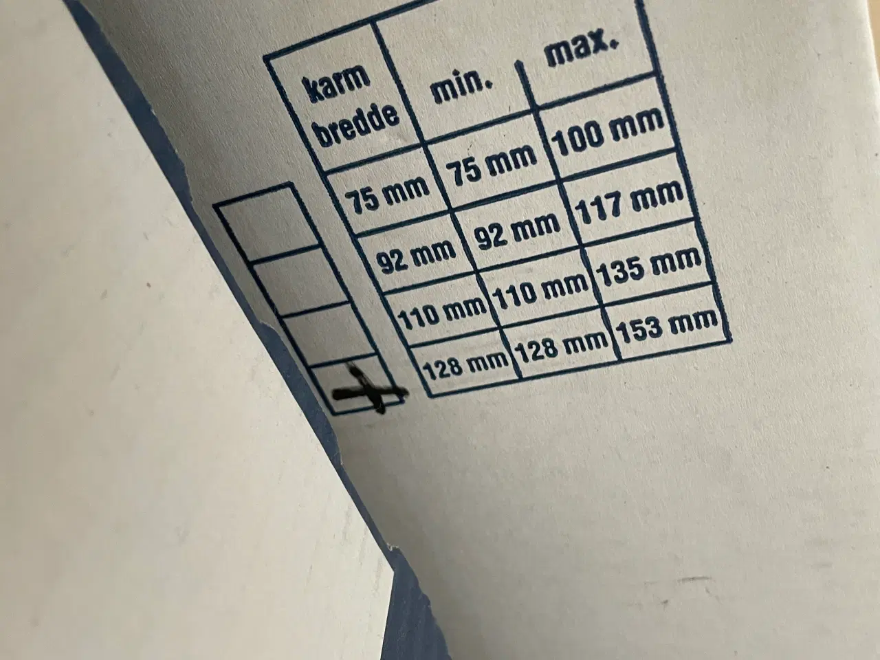 Billede 3 - Swedoor stable glat hvid dør + flexkarmsæt