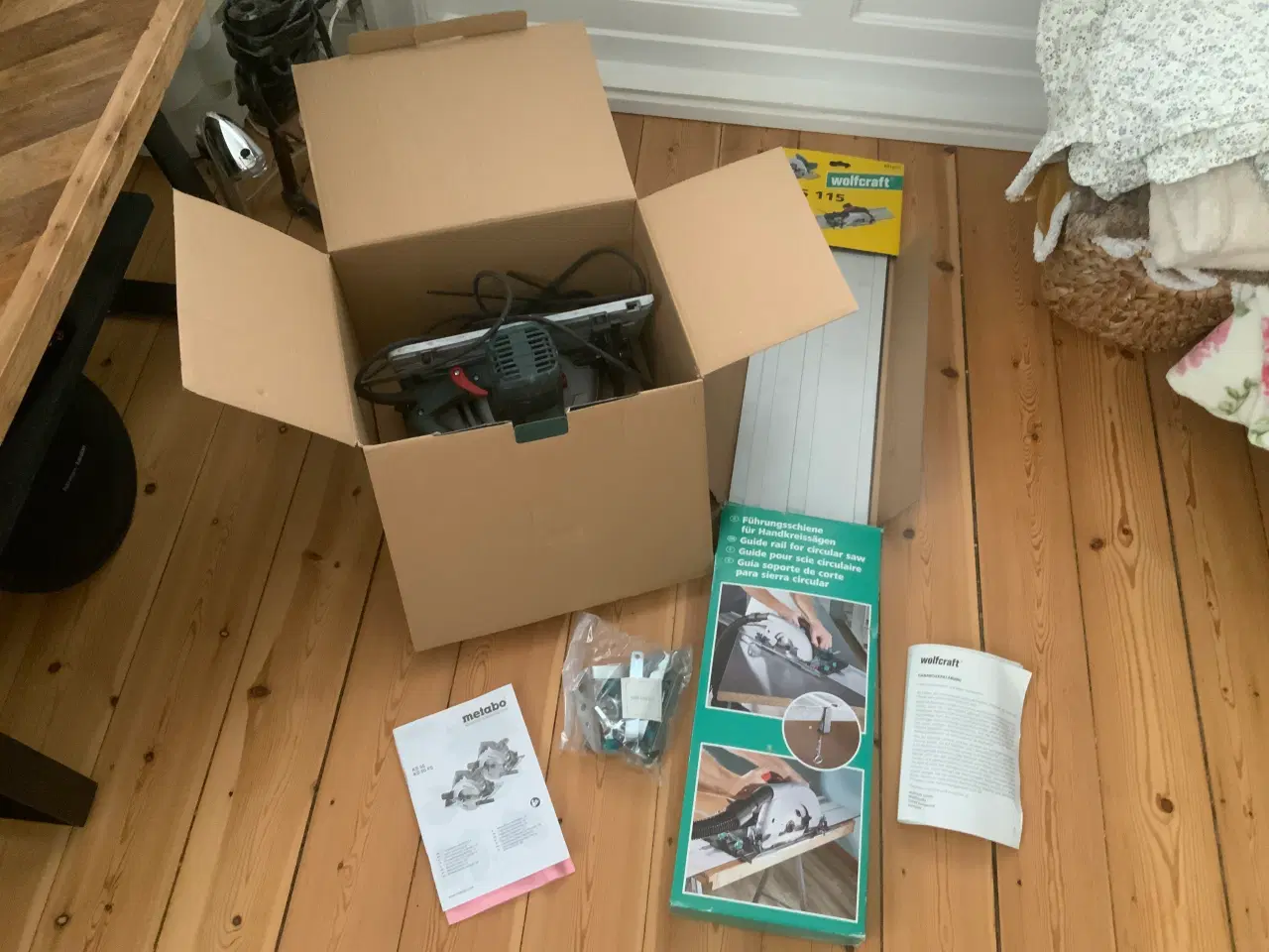 Billede 6 - METABO KS 55FS RUNDSAV + WOLFCRAFT FKS FØRINGSSKIN