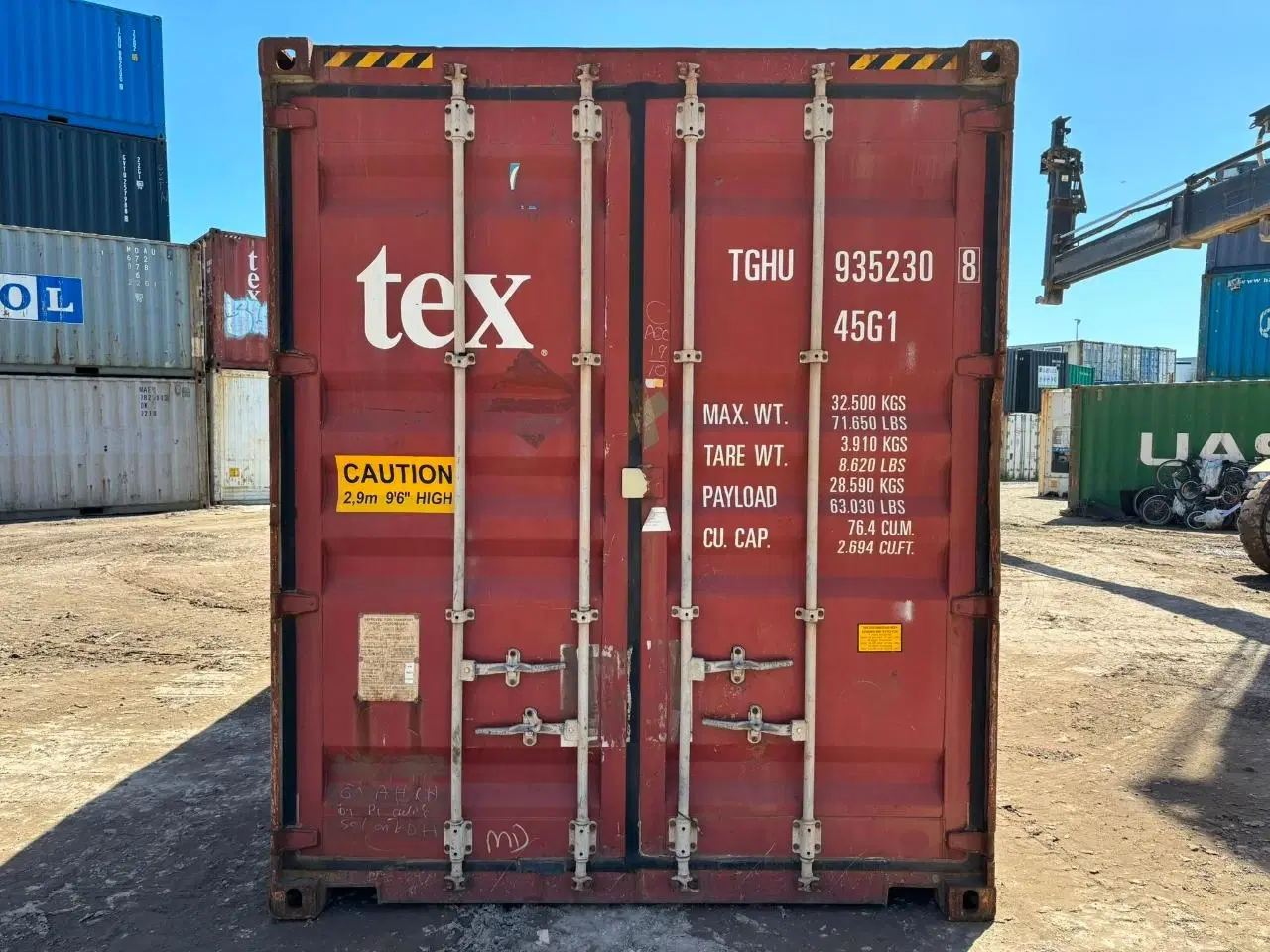Billede 2 - 40 fods HC Container - ( Extra Høj 290 cm ) 