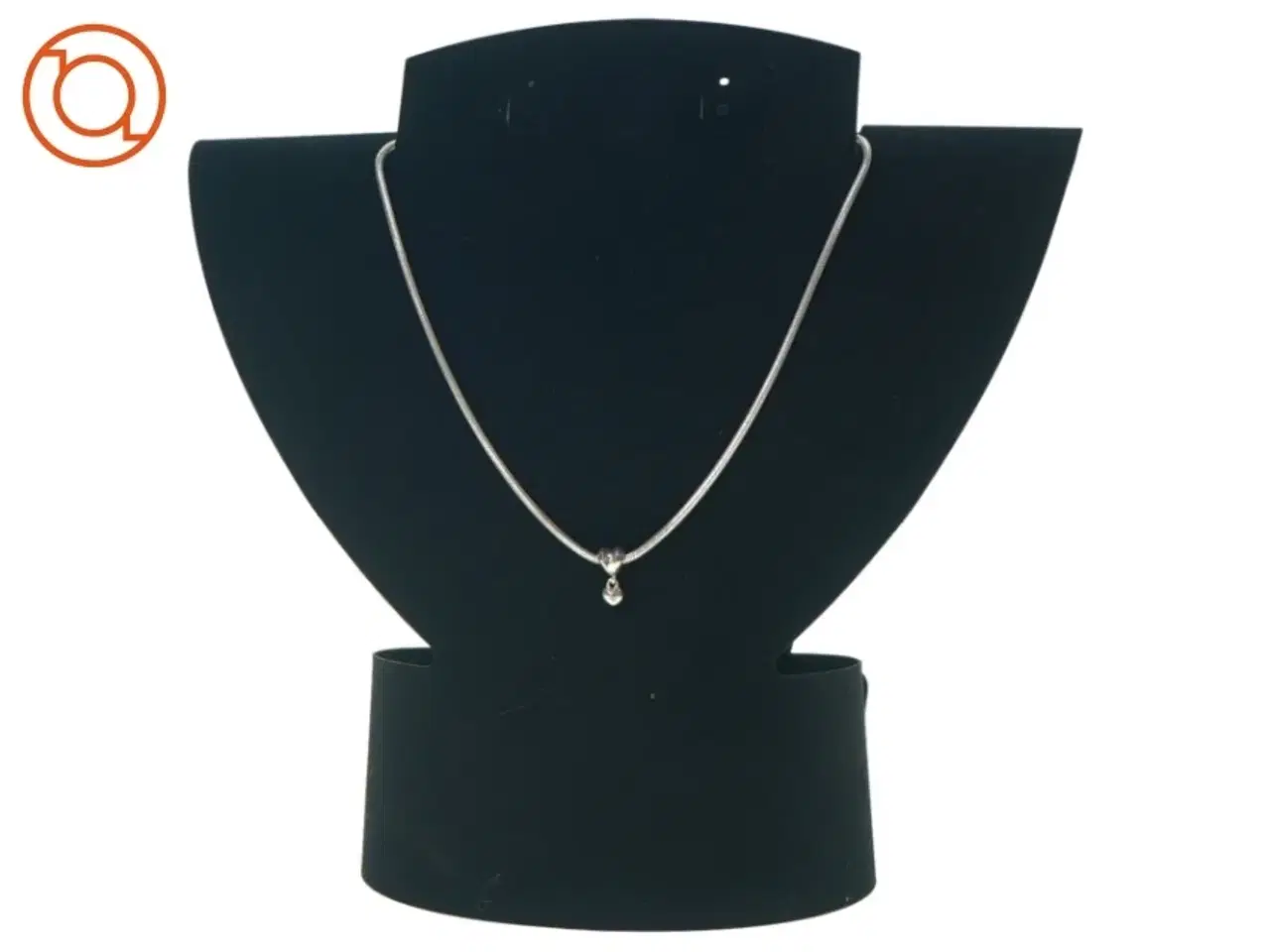 Billede 1 - Halskæde med lille hjertevedhæng