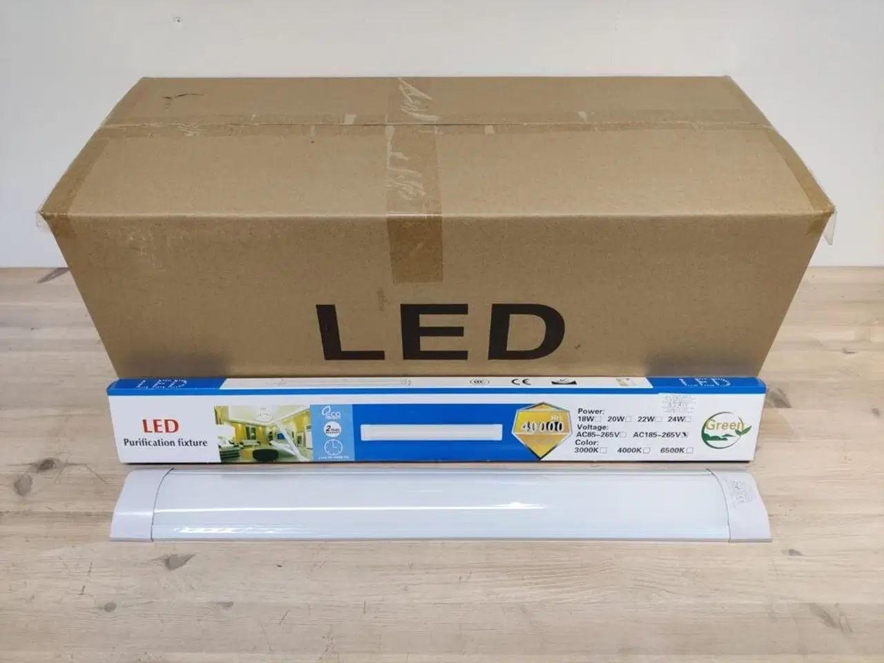 Billede 1 - 30 stk. LED lysarmaturer, 96 watt, 60 cm.