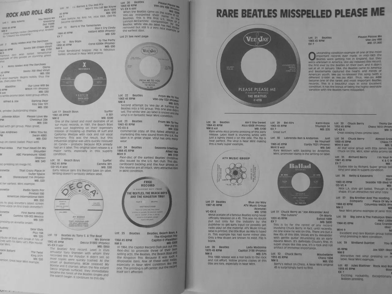 Billede 2 - Beatles mm - vinyl - prisliste 1999