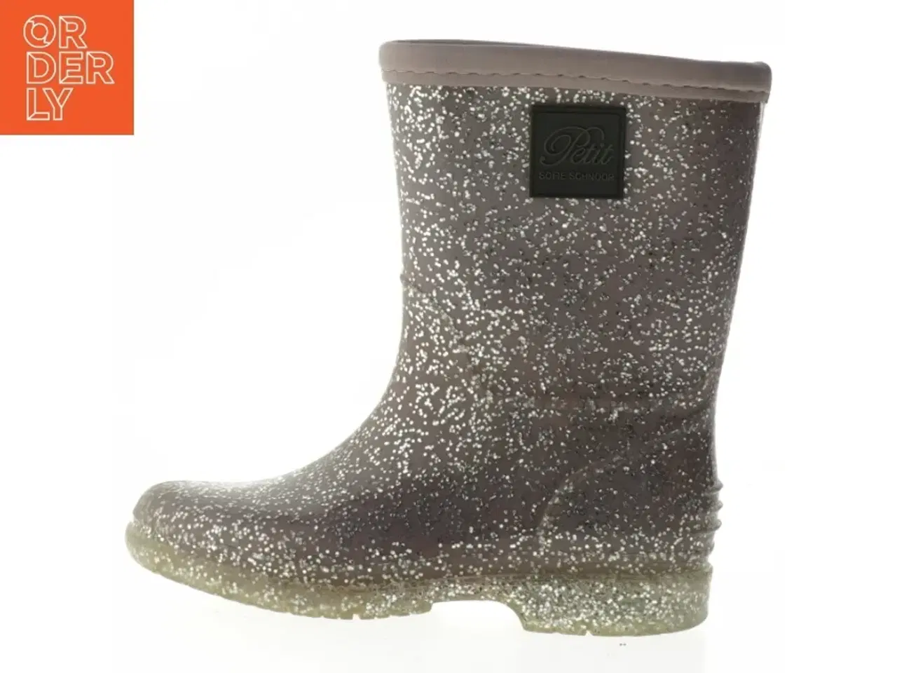 Billede 1 - Glitter gummistøvler til børn fra Petit (str. 26 )