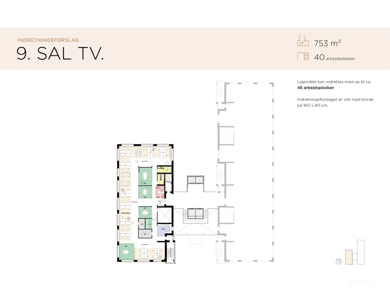 Billede 16 - Flotte kontorer i Tower - lige ved havnefronten