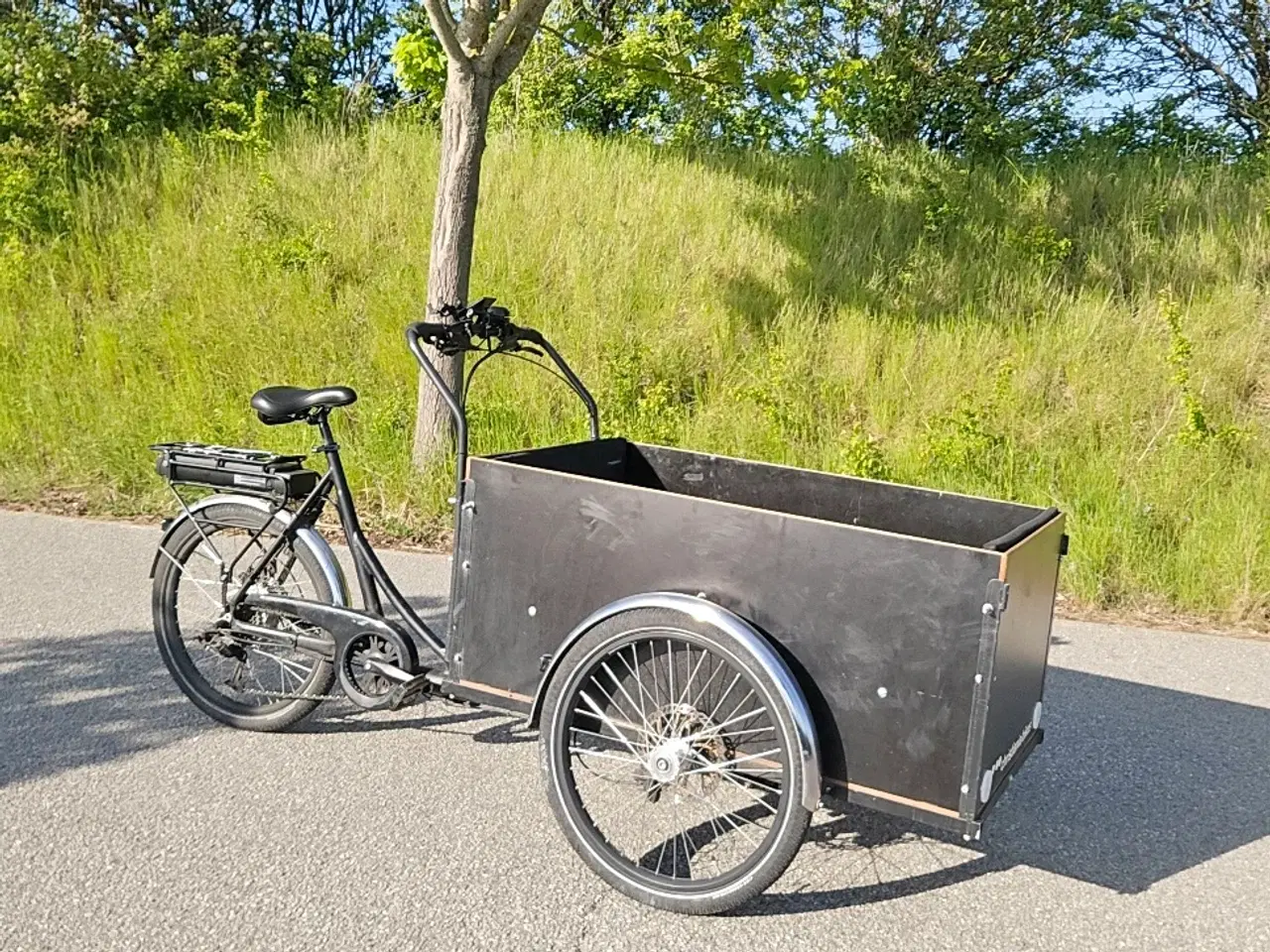 Billede 2 - Christiania el ladcykel lang model. 19,2Ah batteri