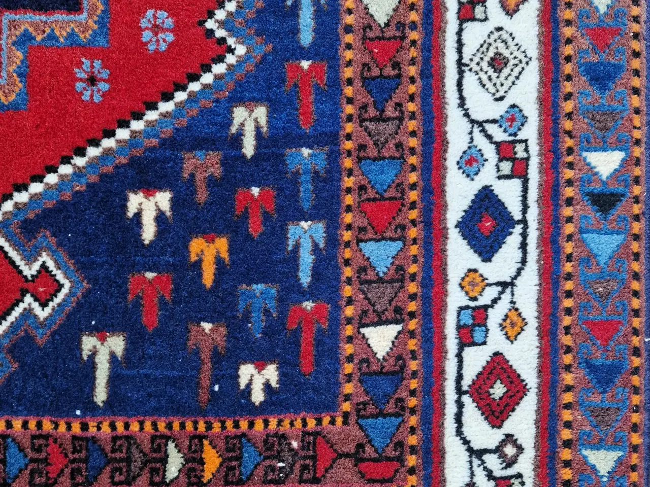 Billede 2 - Vintage afshar nomader tæppe.