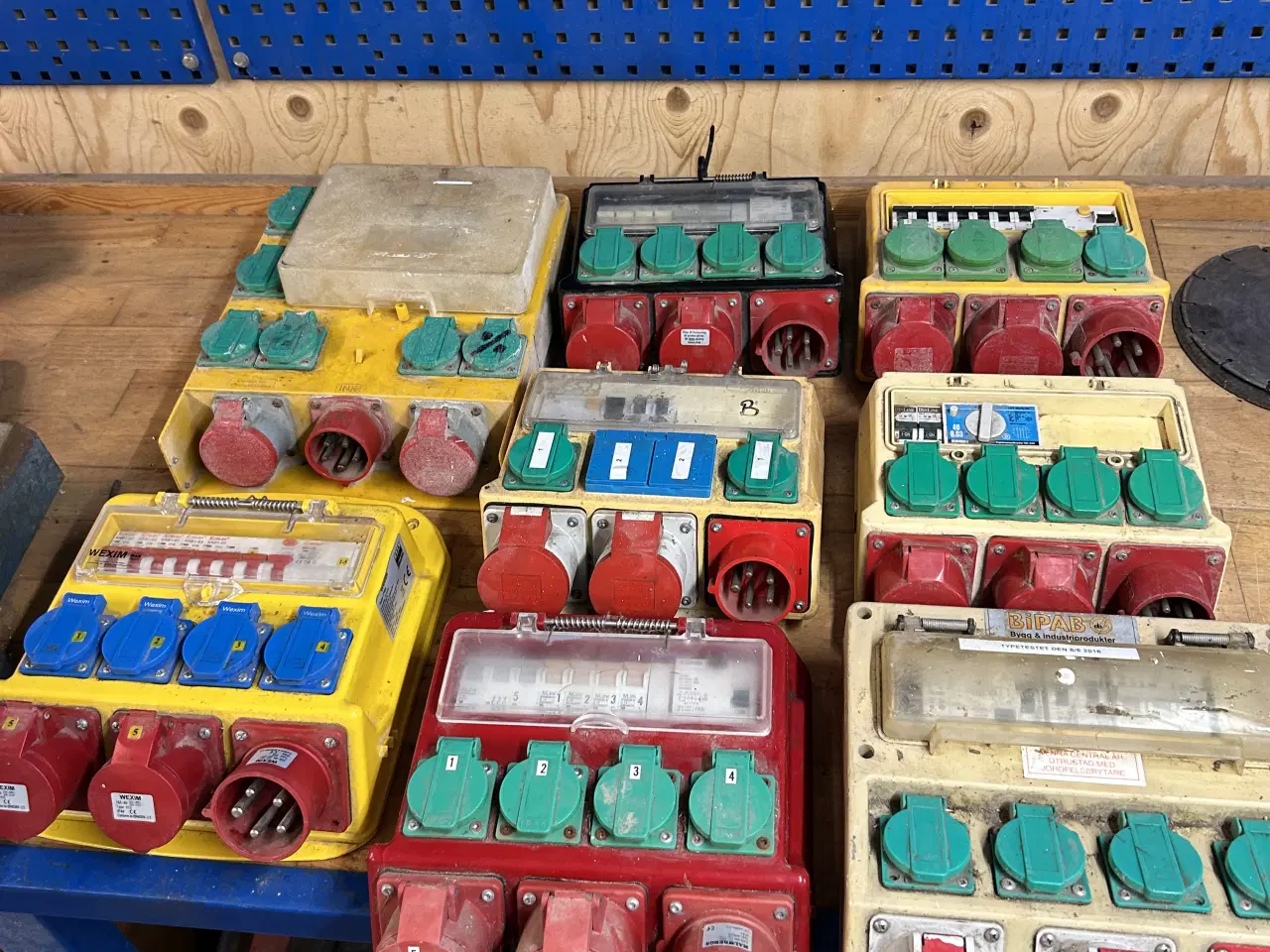 Billede 1 - Byggestrømtavler