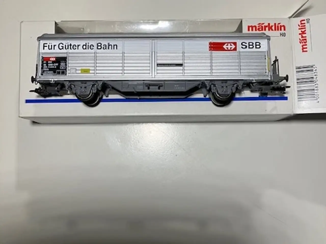 Billede 1 - Marklin 4834 SBB Godsvogn Sølv "Fur Guter die Bahn