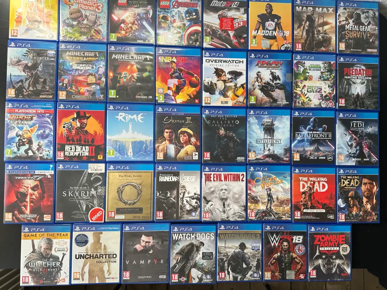 Billede 3 - 80 stk Ps4 / PlayStation 4 Spil Til Seperate Prise