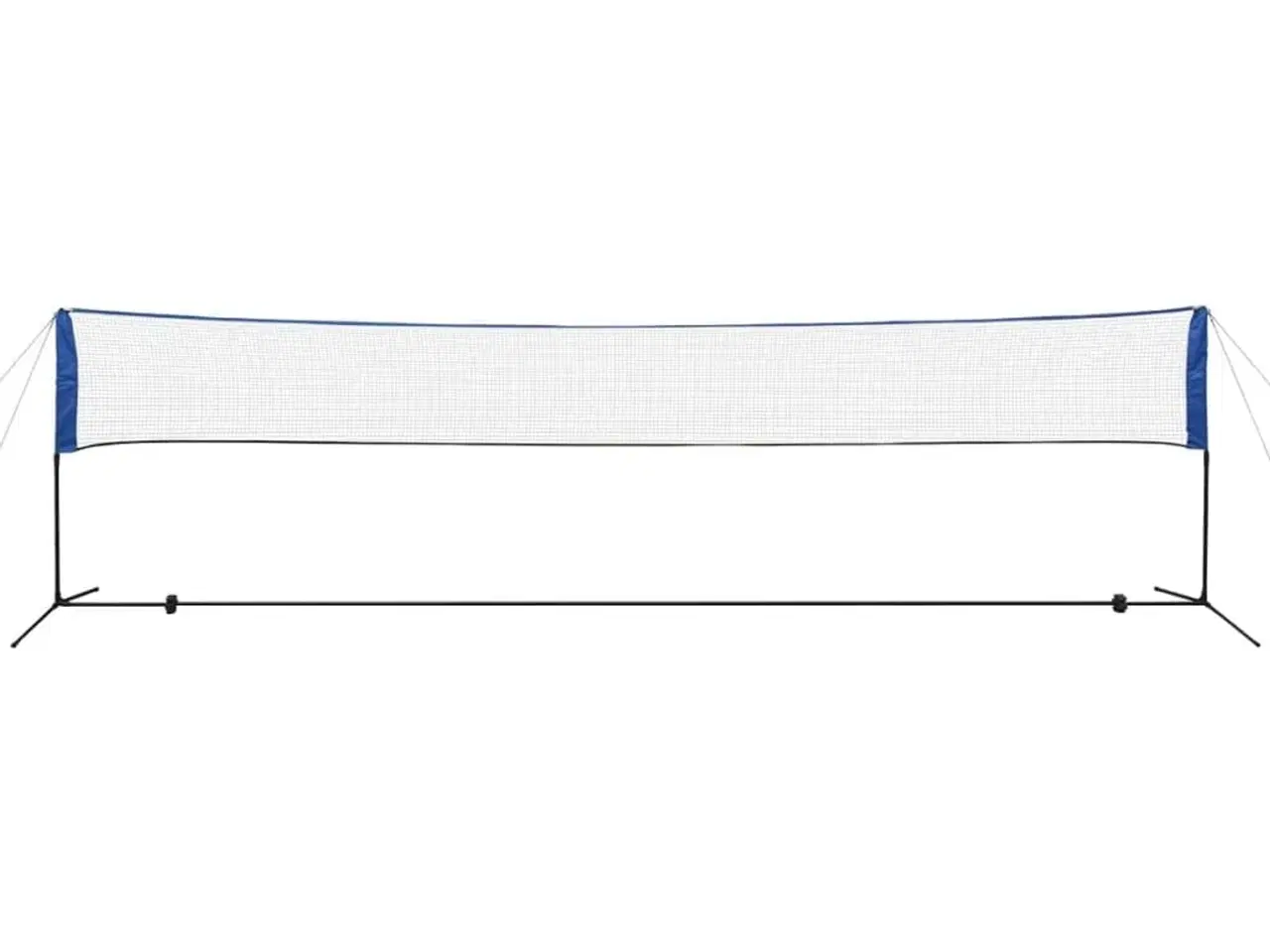 Billede 2 - Badmintonnet med fjerbolde 600 x 155 cm