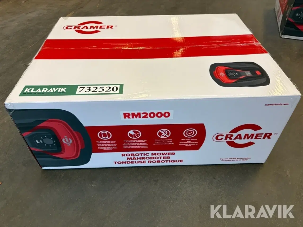 Billede 2 - Robot plæneklipper Cramer RM2000