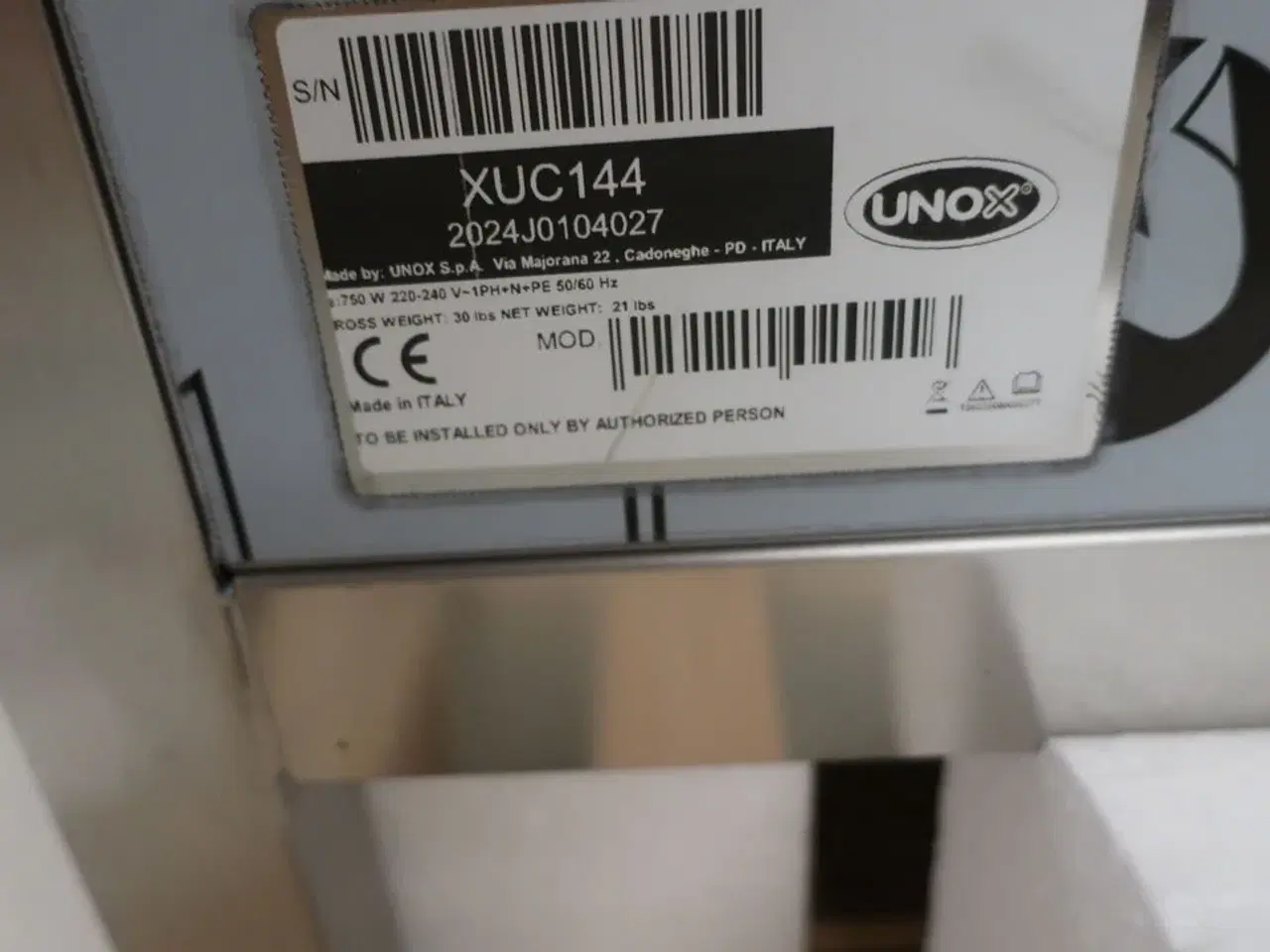 Billede 8 - Vakuummaskine UNOX multiday HOT VACUUM XUC135